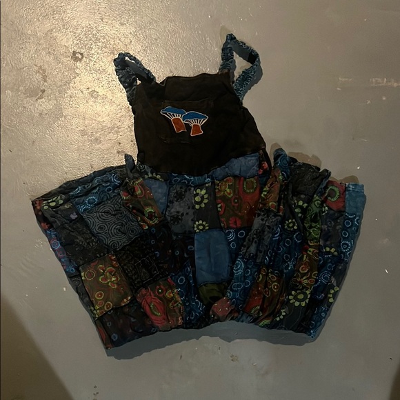 Patchwork Wide Leg Jumpsuit - Picture 1 of 3